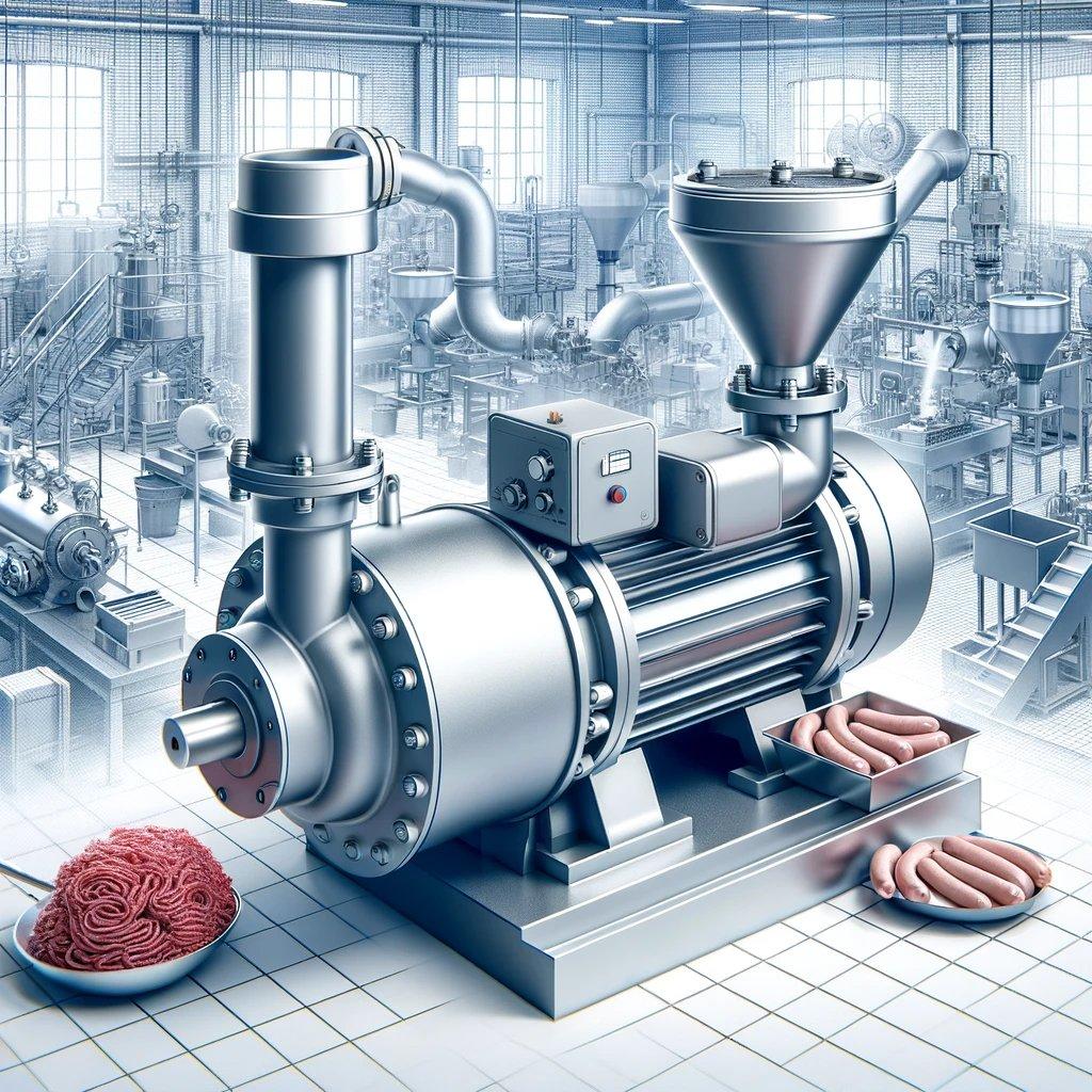 Pumps for meat processing