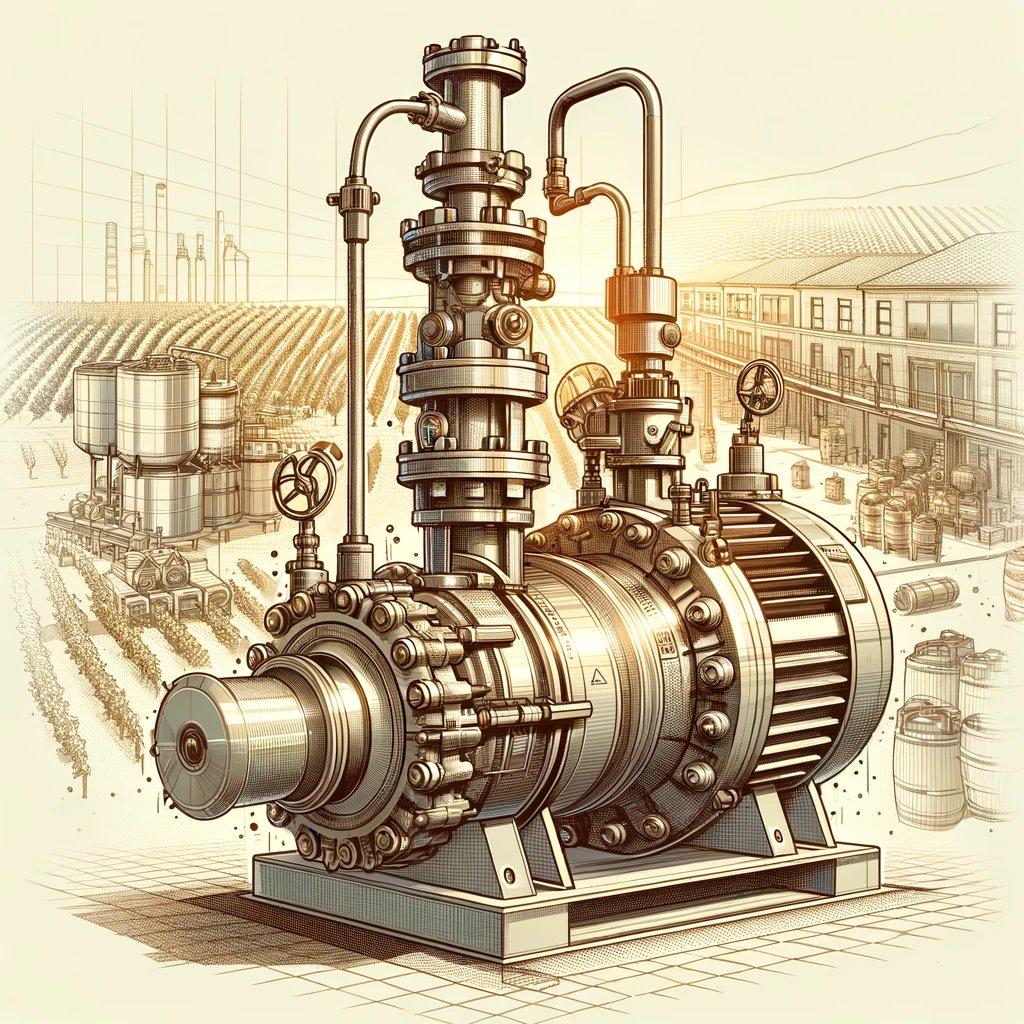 Industrial pumps for must