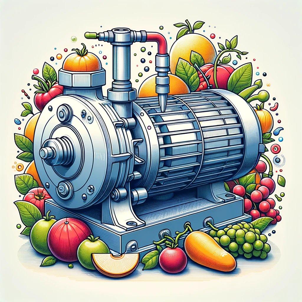 Pumps for fruits and vegetables