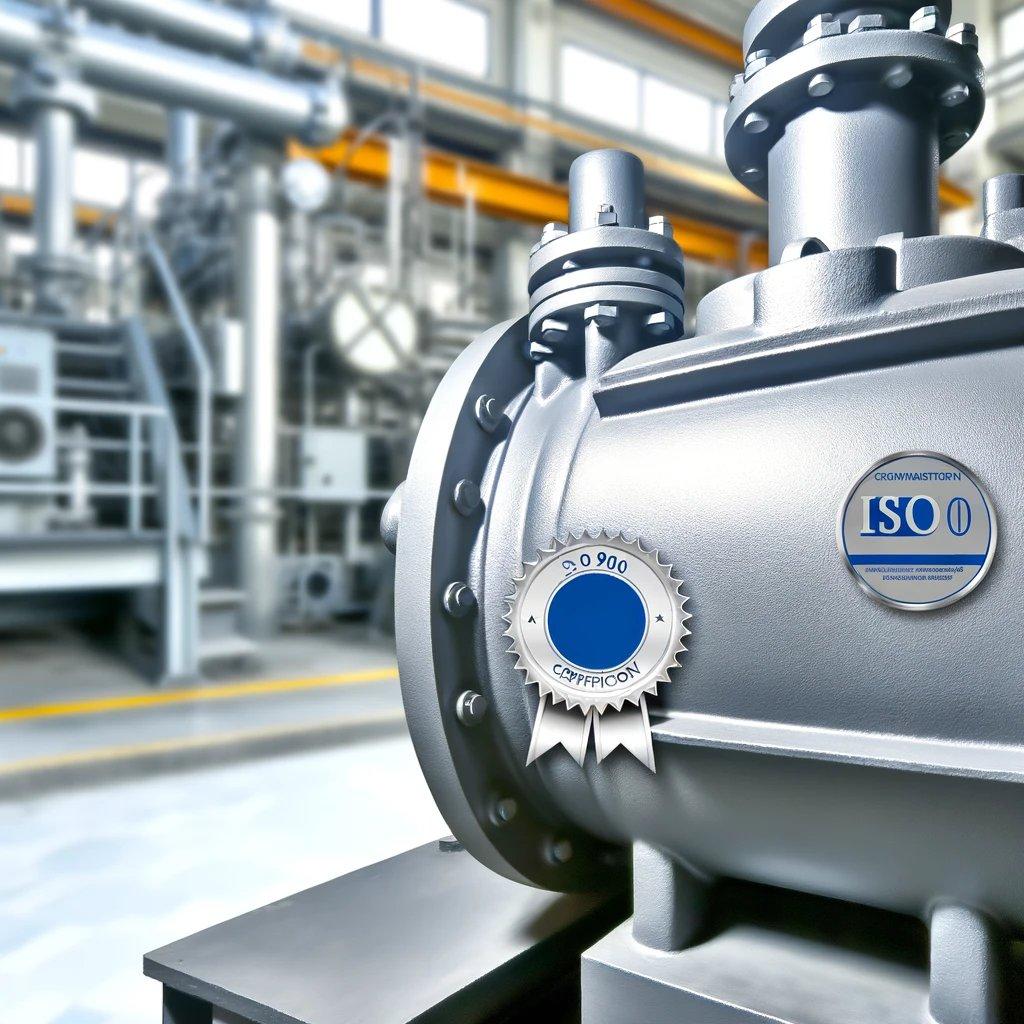 Industrial pumps certified iso 9001